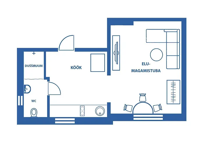 Tammsaare Pesa Apartament Parnawa